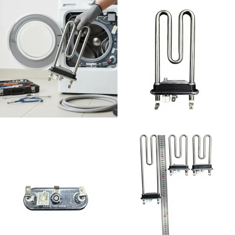 230V Electric Heating Element for Washing Machine Temperature Control Part Laundry Equipment High Quality Replacement