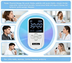 650nm Tinnitus Ear Laser Therapy, Earplug Physiotherapy for Otitis Media & Hearing Loss, USB Rechargeable