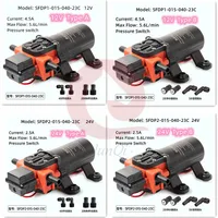 Bomba de diafragma de agua marina automática Seaflo serie 23C 1,5 GPM/40PSI 12V 24V yate autocebante para barco, caravana RV de alta presión