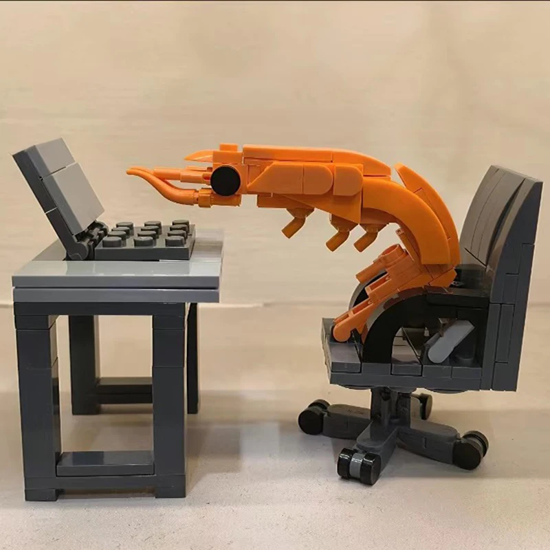 حار بنة الروبيان نموذج التماثيل، تجميع اللغز، الفتيان والفتيات خلط عشوائيا، المشاهير الإنترنت محاكاة ساخرة الإبداعية