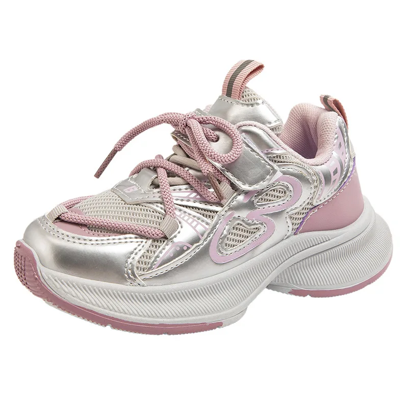 

Kids Sneakers Pink Mesh Casual Sports Shoes Girls Boys Running Leisure Children's Shoes Trendy Children's Running Shoes
