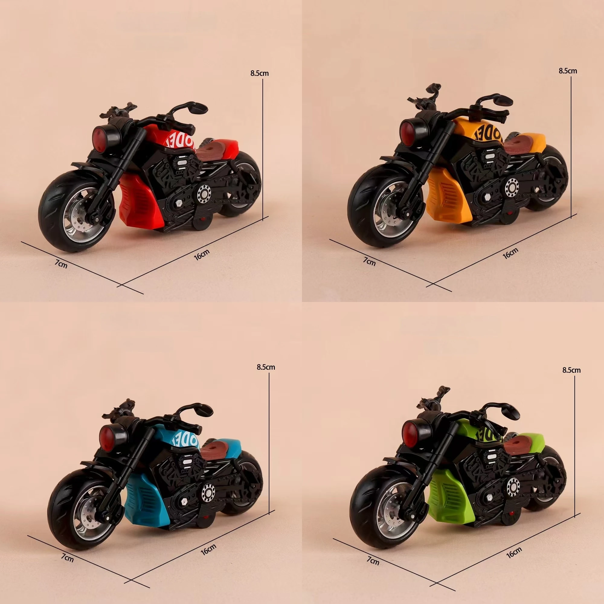 

Motorcycle Mini Electric Labubu Doll labubu Doll Accessories Fun Cute Doll Toys With Lights and Music DIY Kid Christmas Gift