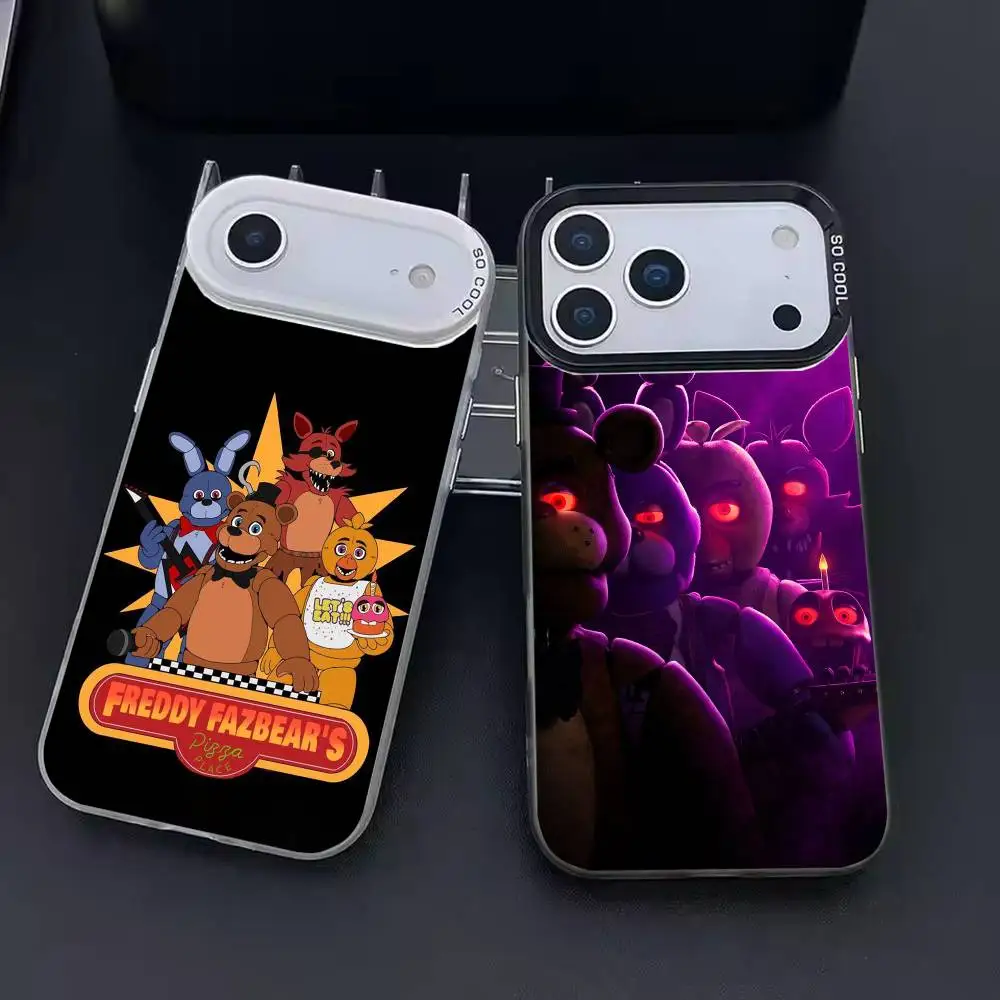 

Five Nights at Freddy's Phone Case For iPhone 17 16 15 14 13 12 11 Pro Max Plus Silver candy Matte Cover