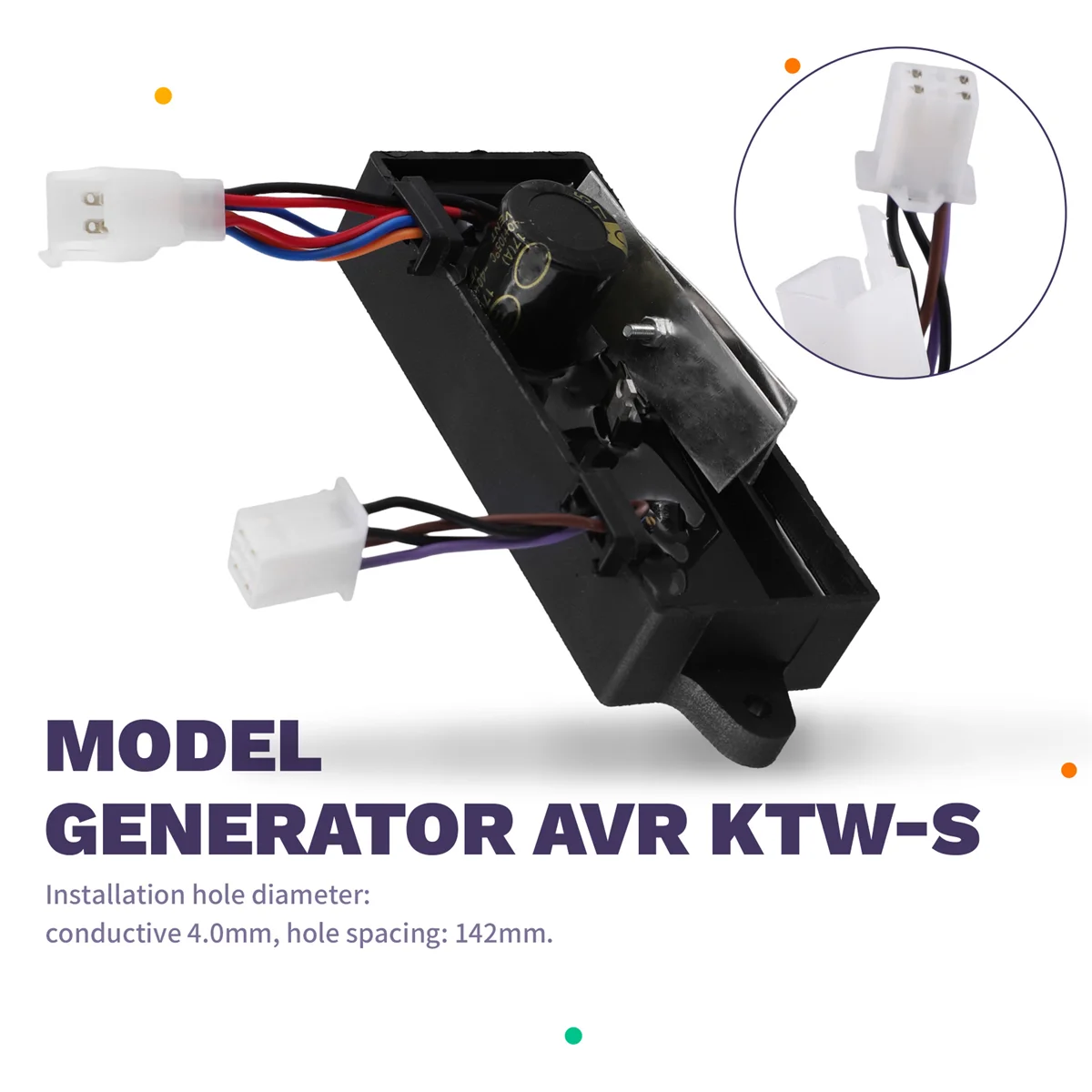 

Регулятор напряжения AVR KTW-S для обоих генераторов и сварочных аппаратов