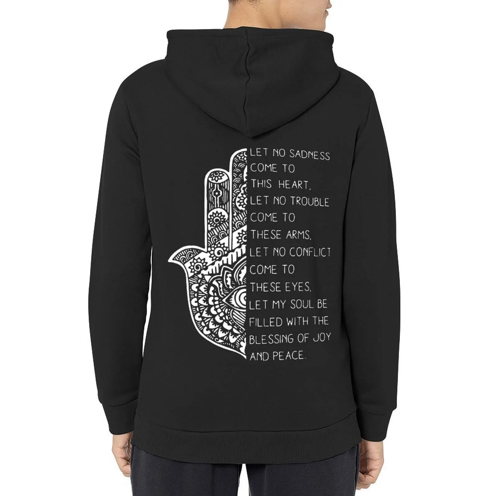 

LET NO SADNESS COME TO THIS HEART Hoodie aesthetic clothing mens clothes blouse fashion men hoodies and sweatshirts new