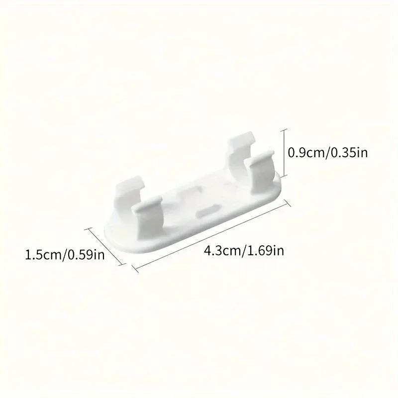 20/50pcs Adjustable Cable Management Clips Adhesive Sticky Wire Clips Cord Holder For TV PC Cable Under Desk Wall Home Office image 6
