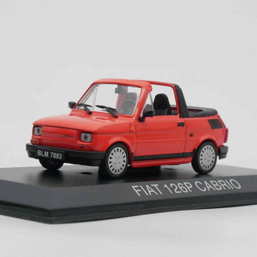 

Ixo 1:43 Fiat 126P Cabrio Diecast Car Model Metal Toy Vehicle Alloy Collection Gifts