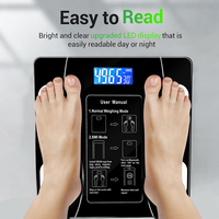 Weight Scale Smart Digital Body Fat Scale Wireless Bathroom Scale for Home Bluetooth Electronic Weight Scale with Smartphone App