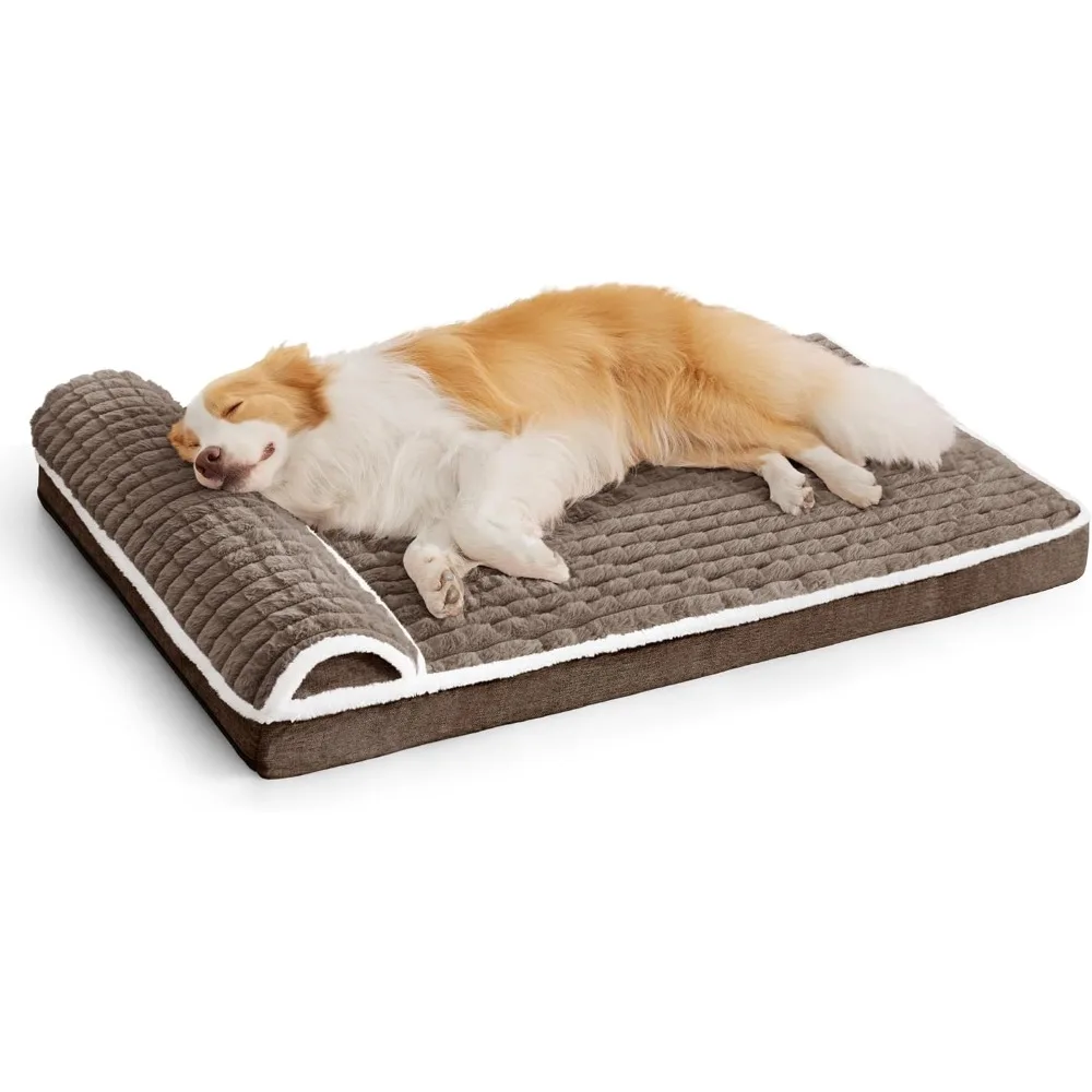 

Ортопедическая кровать для собаки xl, большой размер, собака с подушкой 42 x 28 дюймов, водонепроницаемая, мягкая, удобная, из пенопласта, коробка для домашних животных, коврик с