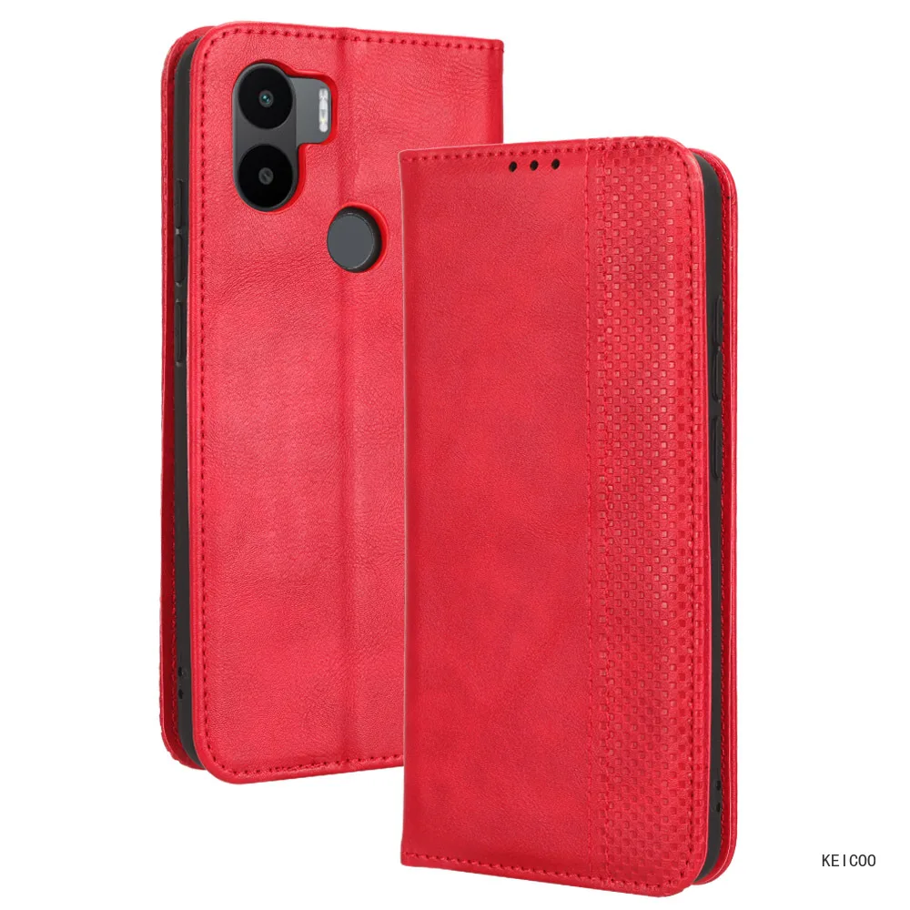 Magnetic Simplicity Leather Case for Xiaomi 12 13 Ultra Lite NE Civi2 Civi3 Poco C50 Redmi A1+ A2+ Stand Holder Phone Shell