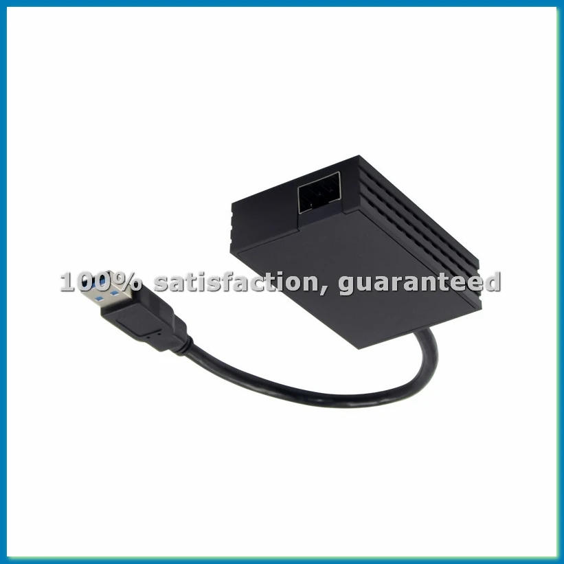 

USB1000F-LX USB 3.0 Gigabit Ethernet сетевой адаптер, одномодовый оптический модуль 1310 нм 10 км LC, SFP NIC RTL8153-A79U