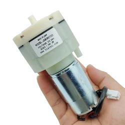 JQB3657033 DC 12V-24V Large Flow Small 555 Motor Vacuum Air Pump Negative Pressure Suction Pump DIY Inflator Packer Machine