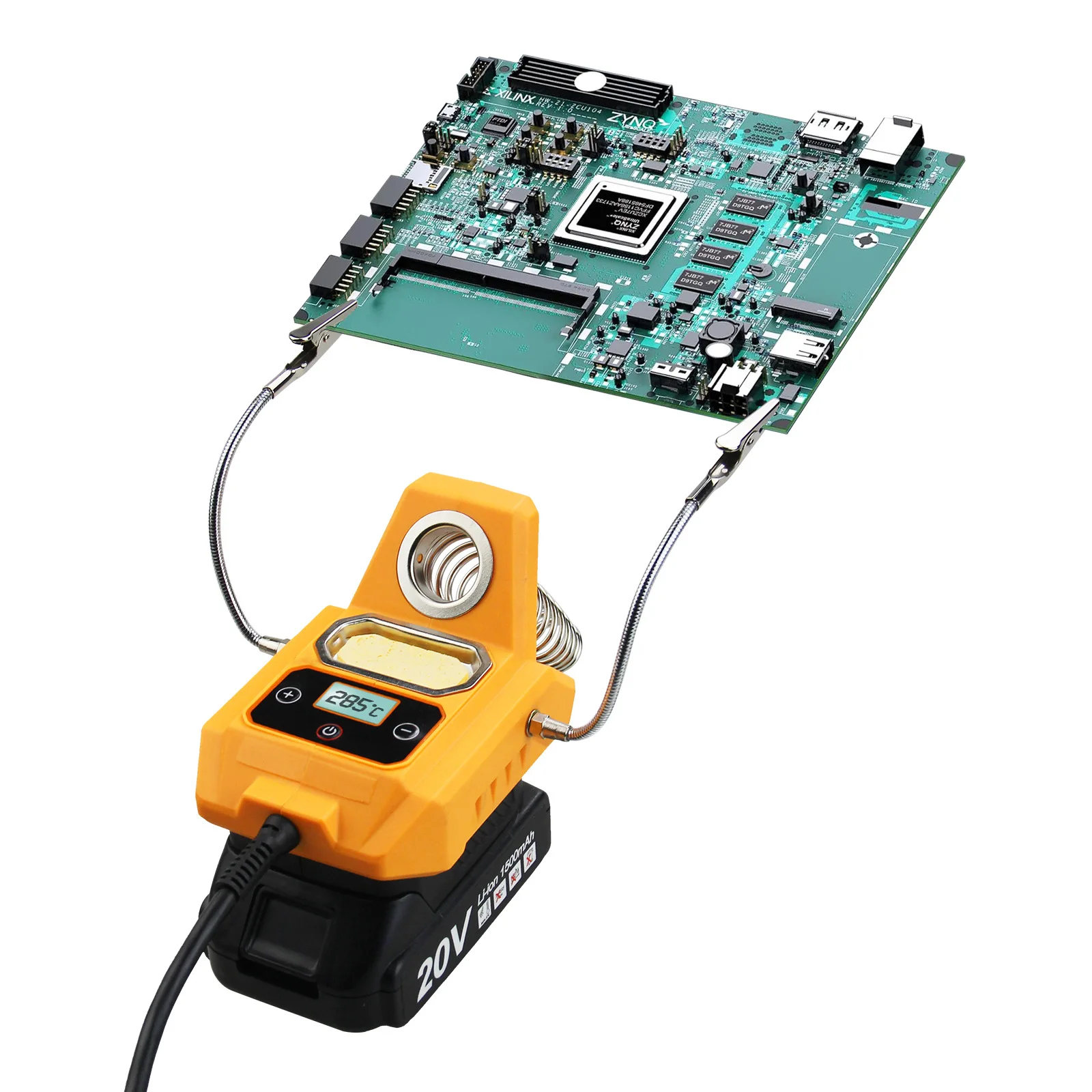 Suitable for Dewei Makita, a convenient charging soldering iron with a wireless soldering tool and auxiliary soldering clip