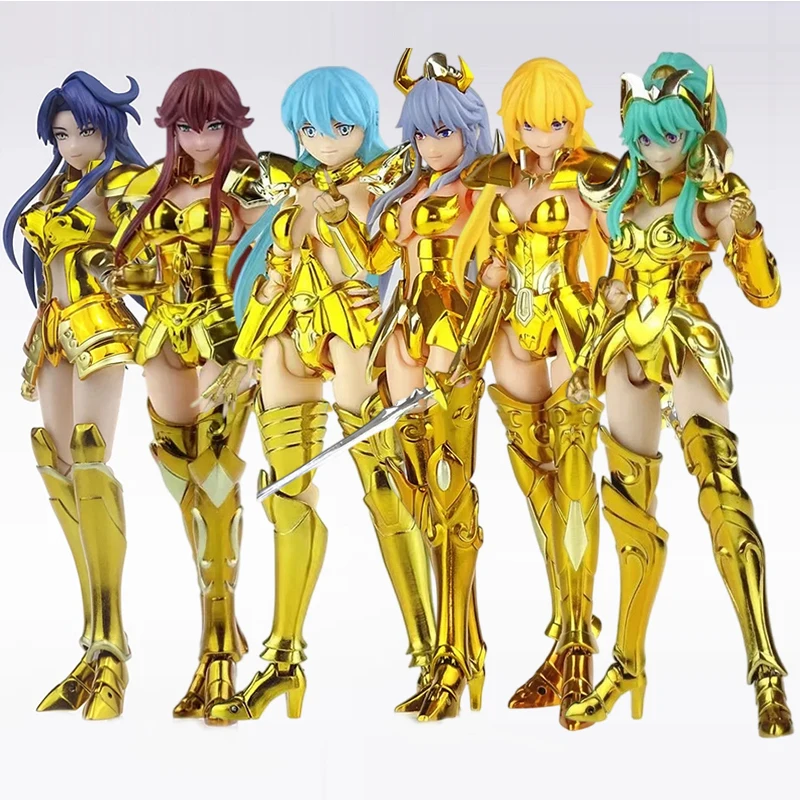 

GT Saint Seiya Myth Cloth EX Gemini Cheryl Virgo Verna Scorpio Geraldine Aries Dolores Pisces Venus Holy Contract Action Figure