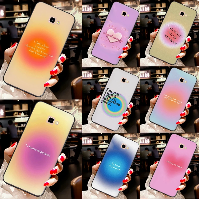 Ins Style Spiritual Angel Energy Hippie For Samsung J3 J5 J7 J510 J310 J330 J710 J730 2016 2017 J4 J6 Plus A6 A8 A9 J8 2018 Case