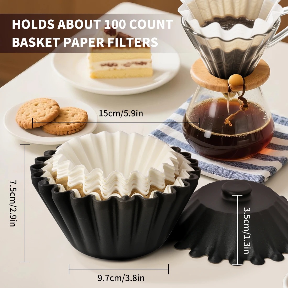 Basket Coffee Filter Holder St - Coffee Equipment Organizer 评论和价格
