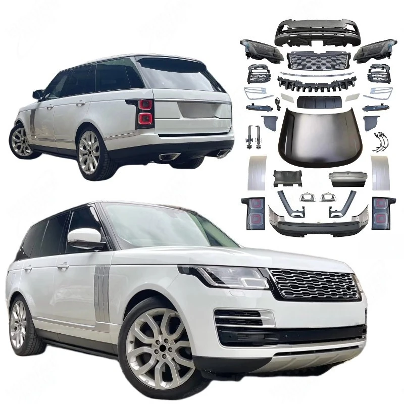 

Dream Garage Factory Wholesale Body Kits For Range Rover Vogue 2014-2017 Change To 2022 Sva Style Front+rear Bumper