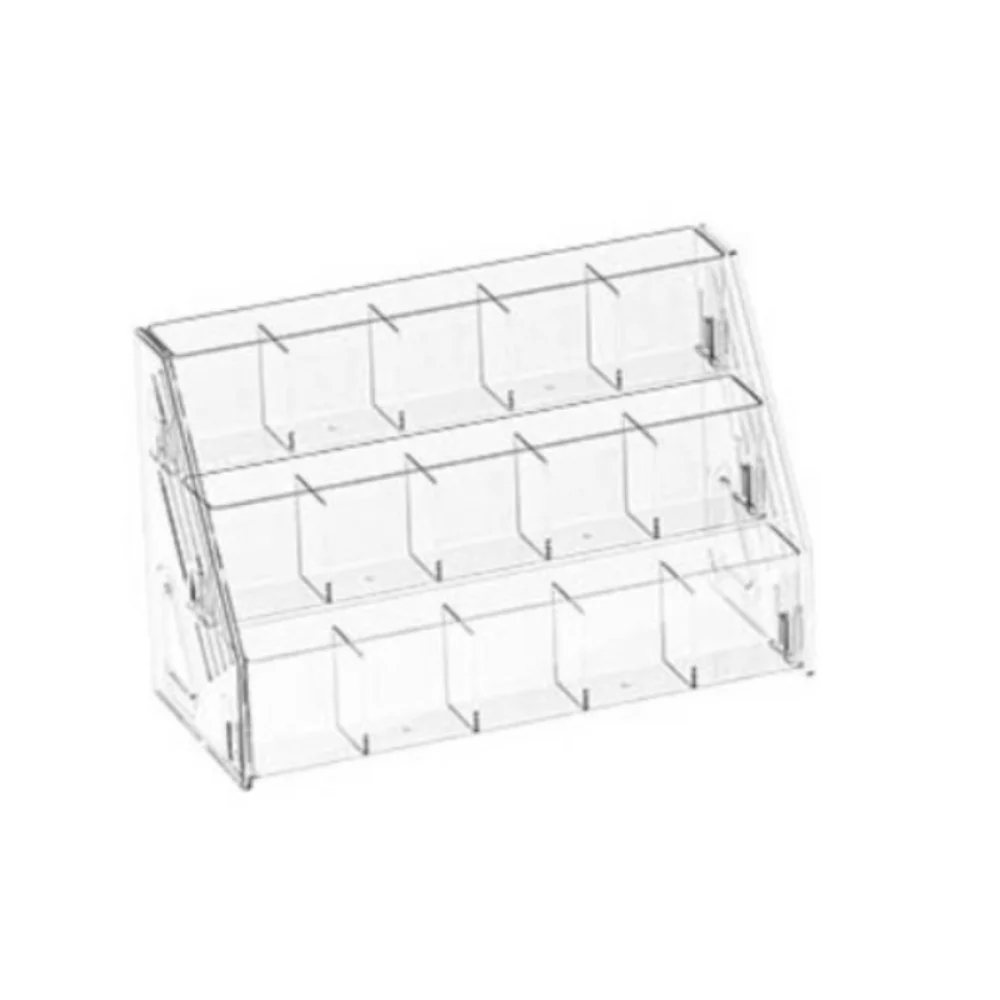 

3/4/5 Layers Watercolor Pencil Storage Rack Large Capacity Acrylic Nail Polish Display Organizer Space-Saving Clear