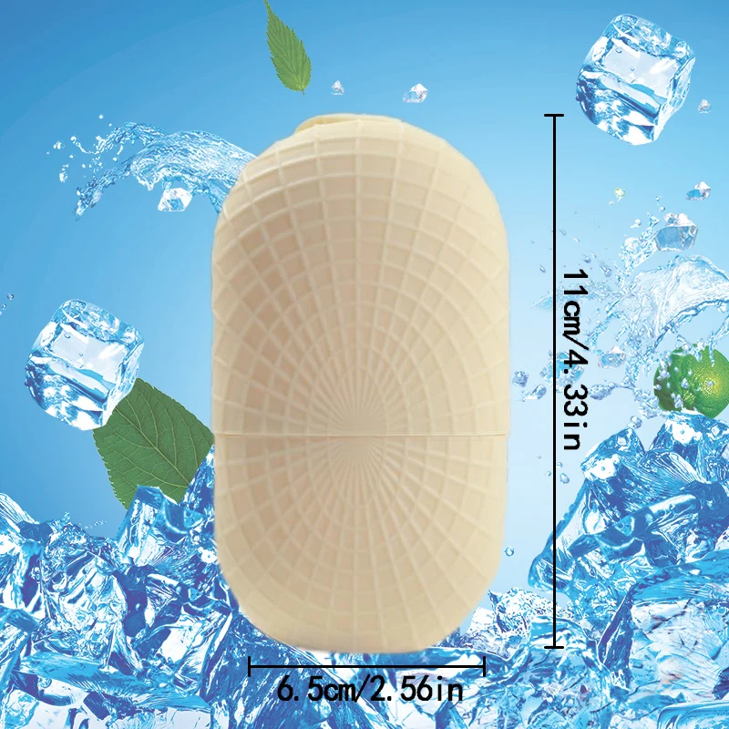 ถาดน้ำแข็งซิลิโคน ลูกกลิ้งนวดหน้า ลดริ้วรอย กระชับผิวหน้า ลดสิว บำรุงผิว