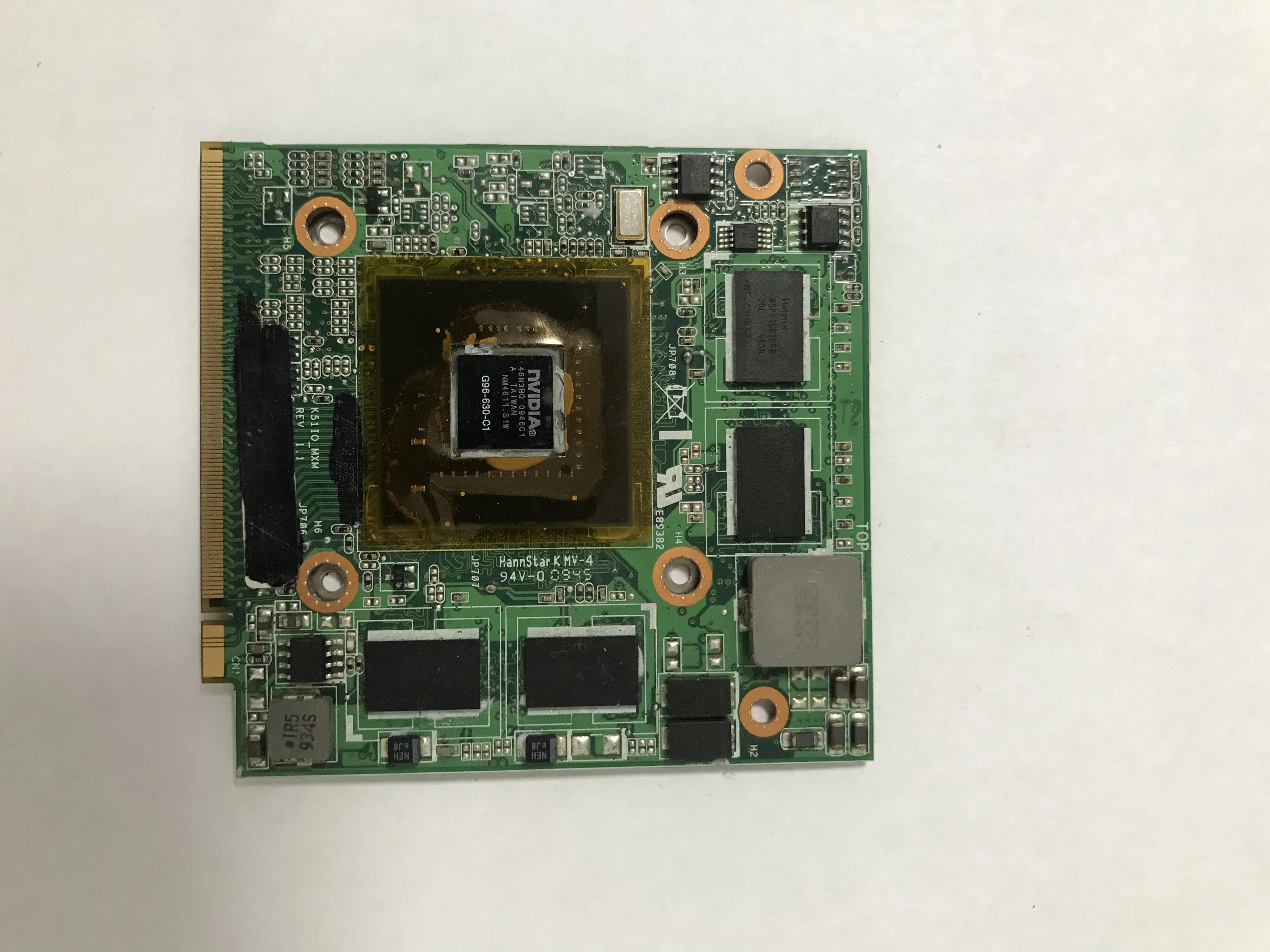 Imagem -01 - Placa Gráfica para Asus K51 K51io K61ic K70io Placa de Vídeo G96630-c1 1gb Vga para Geforce 9600m gt 220m placa grafica para asus k51 k51io k61ic k70io placa de video g96630 c1 1gb vga para geforce 9600m gt 220m 01