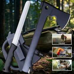 Outdoor multipurpose tactical hand axe Bush logging camping chopping tool car axe home fire rescue axe