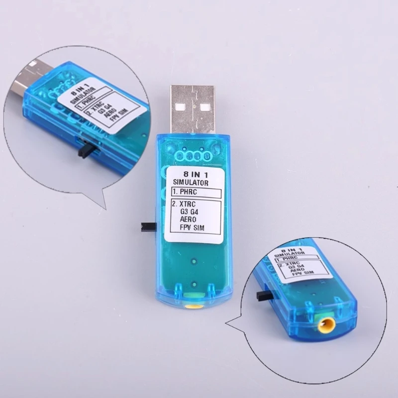 Model Remote Aircraft Emulators 8 in 1 Simulator AZ5.0 Online Verbeterde Drop shipping