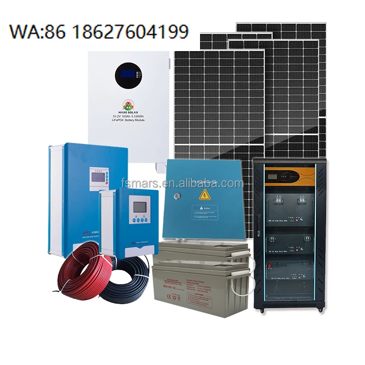 3KW-10KW Off-Grid Solar Power System, MPPT Sun Battery Panel Kit Home Emergency Energy Backup