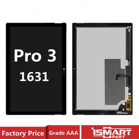 For Microsoft Surface Pro 3 1631 LCD Display with Touch Screen Digitizer Assembly For Pro3 LCD Screen Replacement Parts