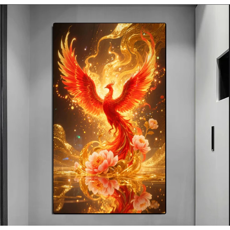 Новые поступления алмазная живопись животное полный Diy мозаика вышивка Феникс фэнтези искусство подарочный набор домашний декор фотографии со стразами