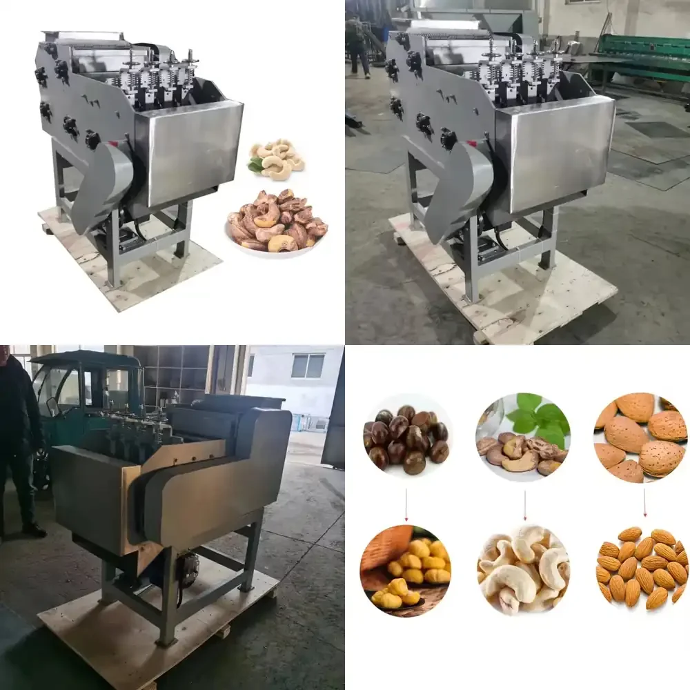 12Hot 2025 Professional Commercial Cashew Nut Shelling Machine Almond Nuts Cracker