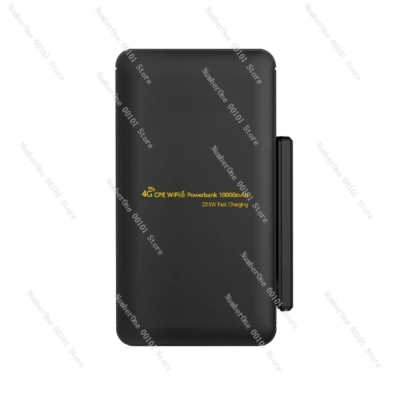 WiFi6 Portable Power Bank 10000mAh,22.5W Fast Charging Mobile Router,Travel Hotspot Backup Battery,Pocket Wireless Internet