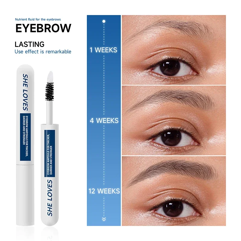 Fast Eyebrow Growth Serum Natural Eyelash Eyebrow Enhancer Anti Hairs Loss Products Fuller Thicker Lengthen Eyebrow Care Makeup