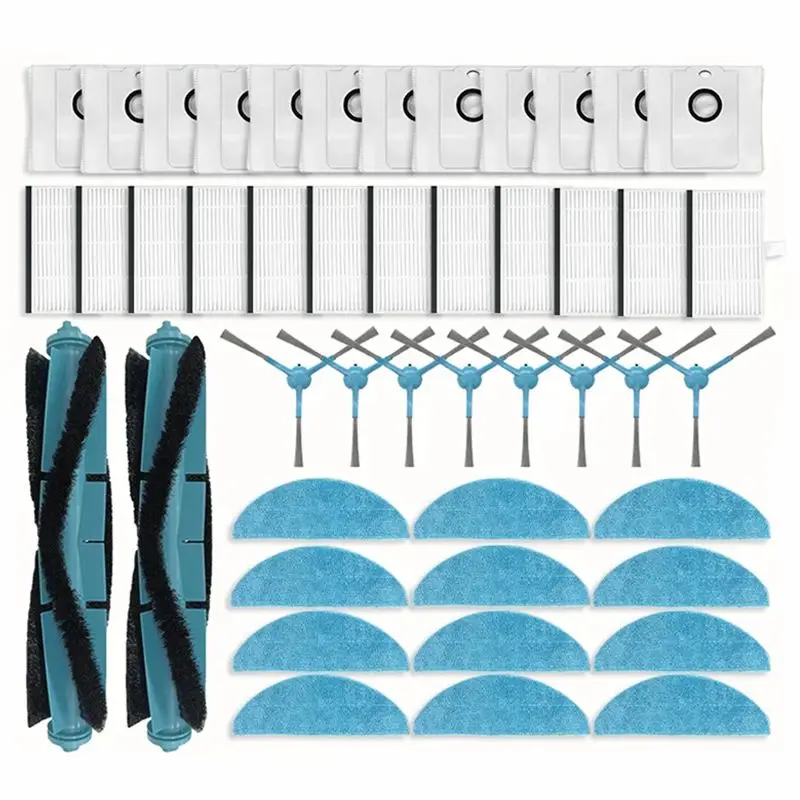 【promotion】pour-cecotec-conga-7490-immortal-8290-immortal-ultra-power-genesis-x-treme-pieces-brosse-principale-brosse-laterale-filtre-serpilliere-sac-a-poussiere