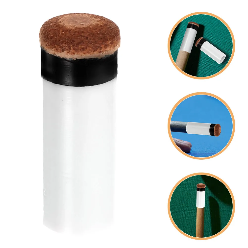 

8Pcs Billiard Replacement Cue Tips Long-Lasting Pool Stick Tips Rugged Metal-Base Design Compact Lightweight Storage Friendly