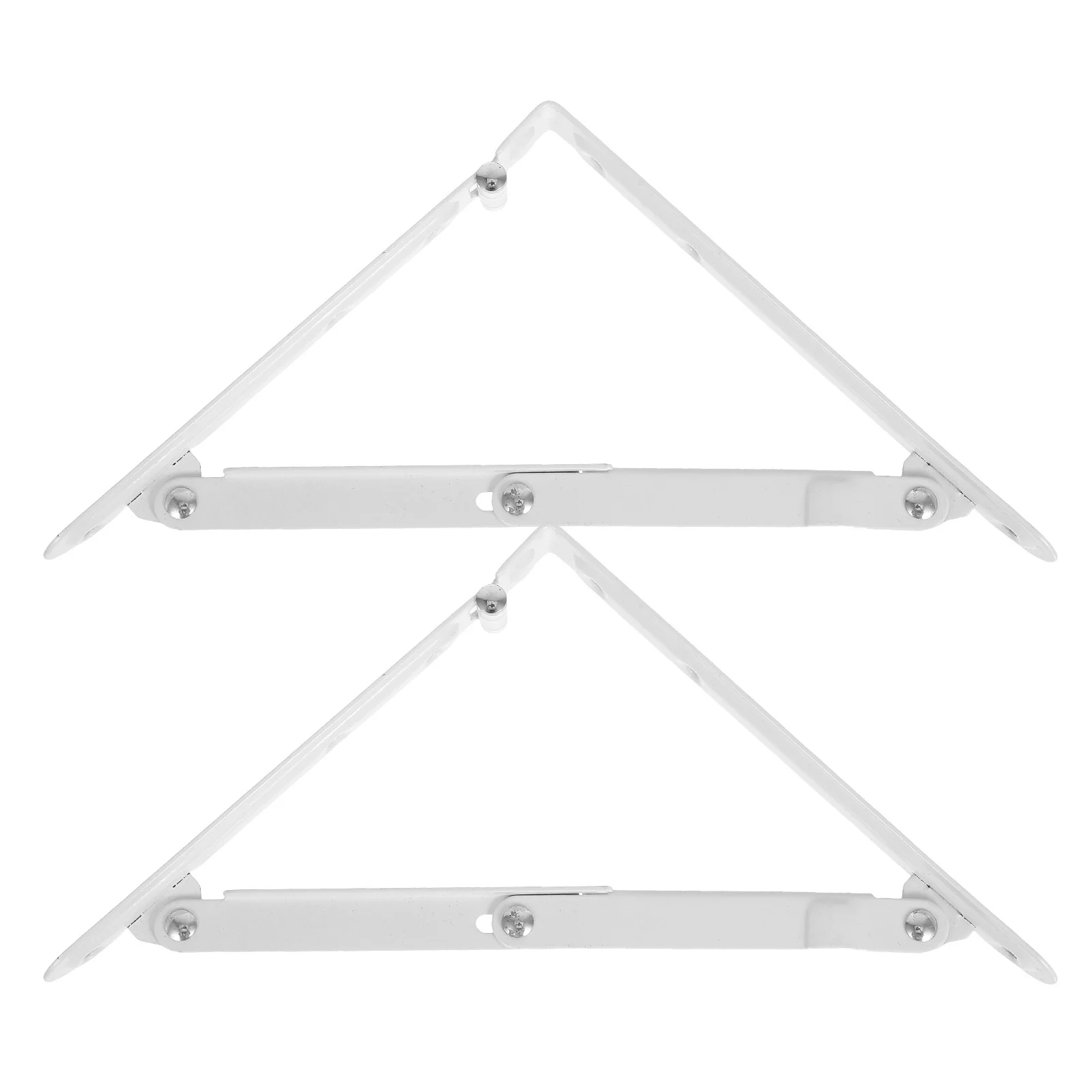 

2Pcs Iron Folding Triangle Bracket Adjustable DIY Wall Shelf Metal Corbel Bookshelf Hanging Hardware Home Decor Support Bracket