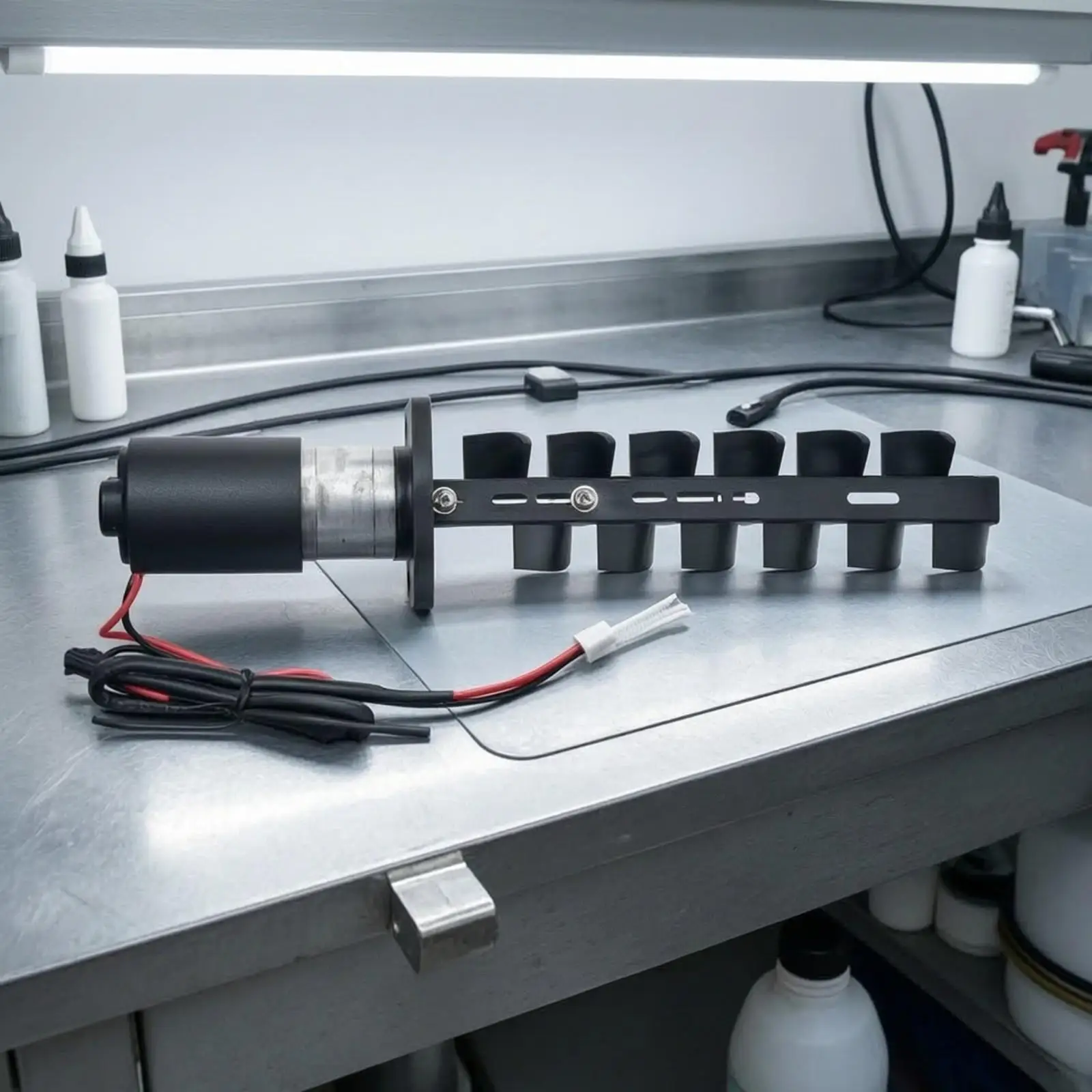 Electric Ink Mixer Motor Adjustable Shaft 24V Ink Mixing Motor Sediment for Transfer Printing Technicians, Print Shop Workers