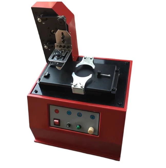 Electric one color pad printer machine Printing machine for number date small logo  +  one cliche plate + one rubber pad