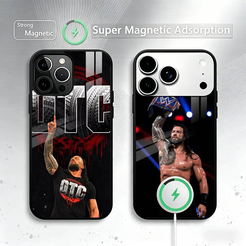 

OTC R-Roman R-Reings Phone Case For iPhone17,16,15,14,13,12,11 Plus,Pro Compatible with magnetic wireless charging