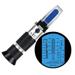 Automobile Antifreeze Refractometer Freeze Point Tester Car Use Battery Liquid Density Meter