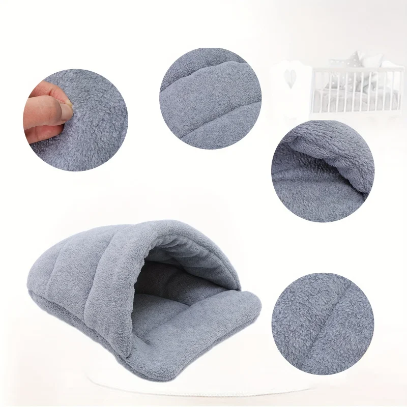 Comfortable Warm Small Pet Nest All Seasons Universal Thickened Sleeping Bag For Big Hamster Squirrel Rat Rabbit