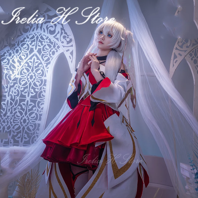 

in stock Irelia H Store Honkai Impact 3 Theresa Apocalypse Cosplay costume for women halloween dress female