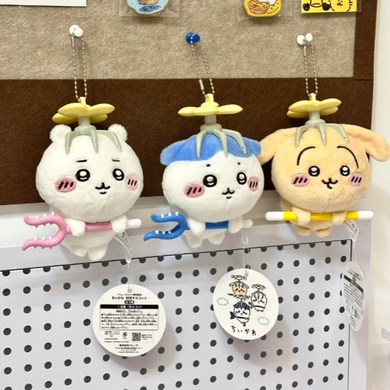 

Аутентичная плюшевая игрушка Chiikawa, серия Flying Raid, плюшевый брелок, коллекционное подвесное украшение, мягкое чучело, подарок на день рождения