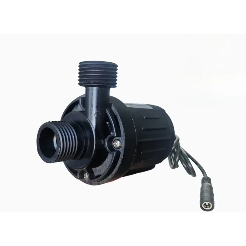 24V rotary drum microfilter pump DC brushless water pump 60W boost pump Four point fish pond cleaning High temperature resistant