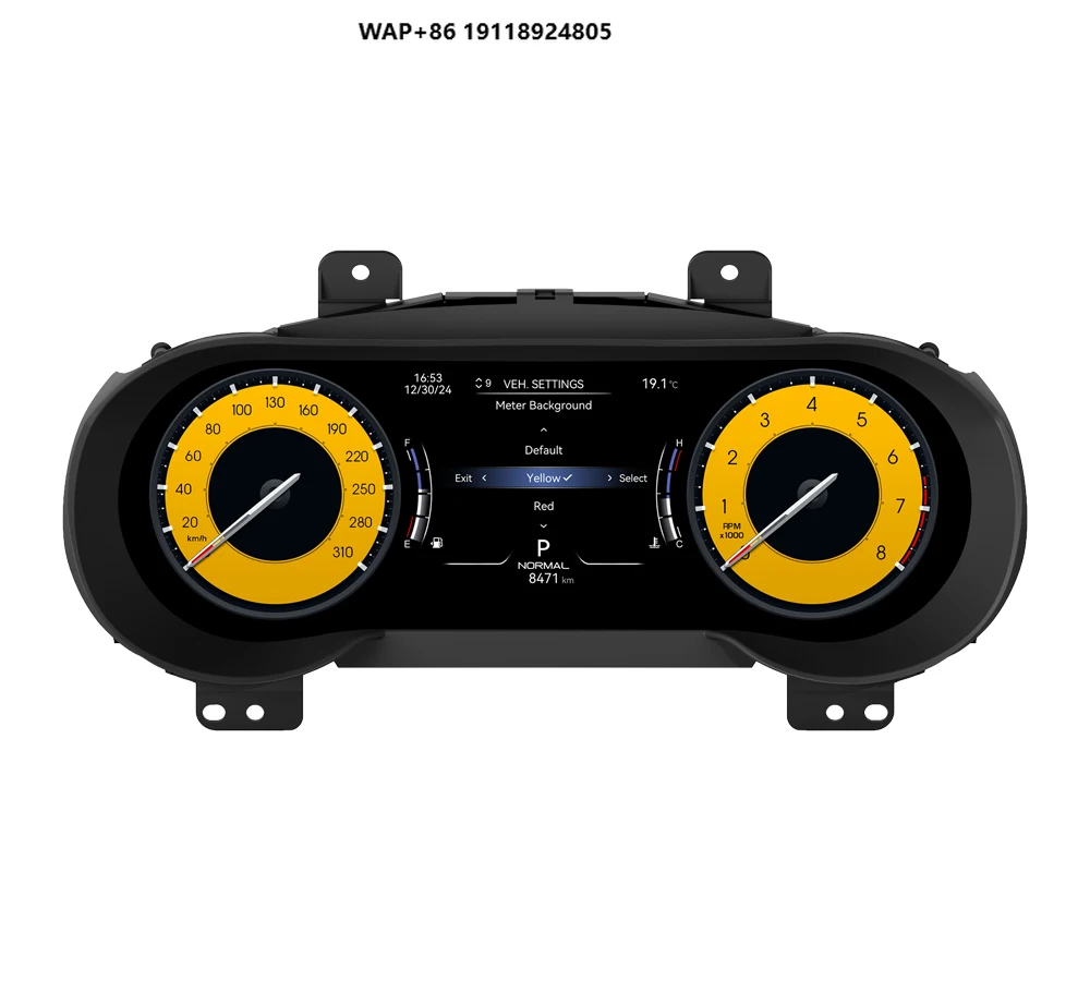 12.3'' Linux Digital Instrument Cluster for  Levante 2016 - 2020 Car Dashboard Speedometer Virtual Cockpits Panel