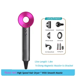 Super HAIR Dryer 220V High Speed Leafless Negative Ion 110,000 Rpm Portable Professional Hair Care 62M/S Wind 1600W Quick Drying