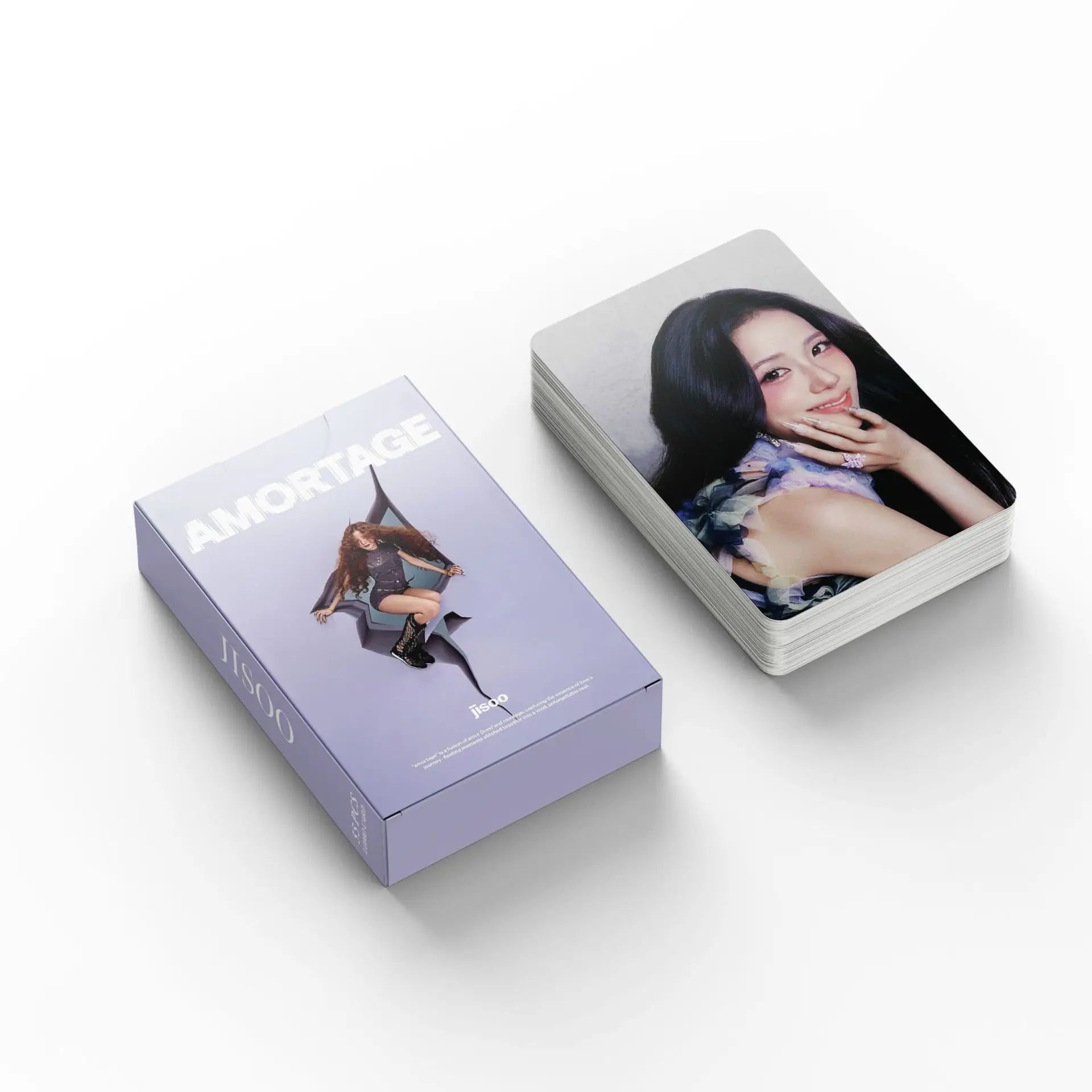 55pcs/set Kpop Photo album AMORT AGE JISOO JENNIE LISA ROSE Lomo Cards Photocards for Fans Collcetion High Quality HD Postcar