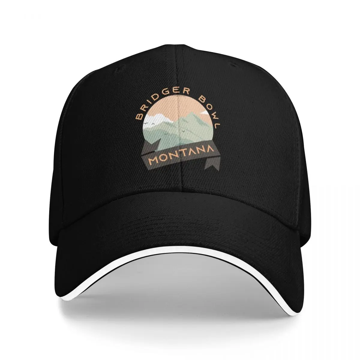 

Bridger Bowl Montana, Bozeman, Ski Resort, Hiking, Modern Style Baseball Cap derby hat fishing caps man Luxury Woman Men's