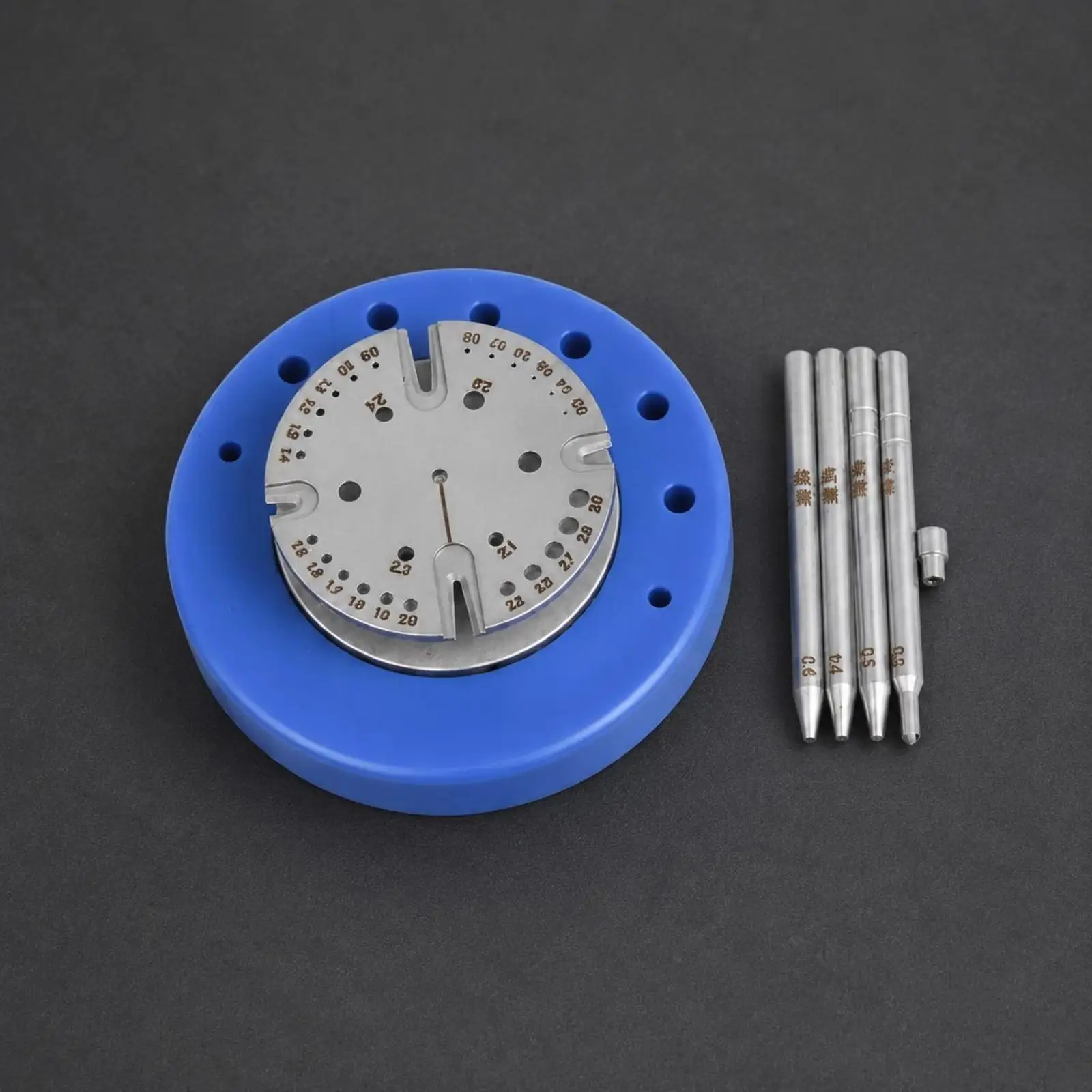 Steel Watch Repair Tool Kit for Balance Wheel Punch and Hairspring Installation Professional Maintenance Device