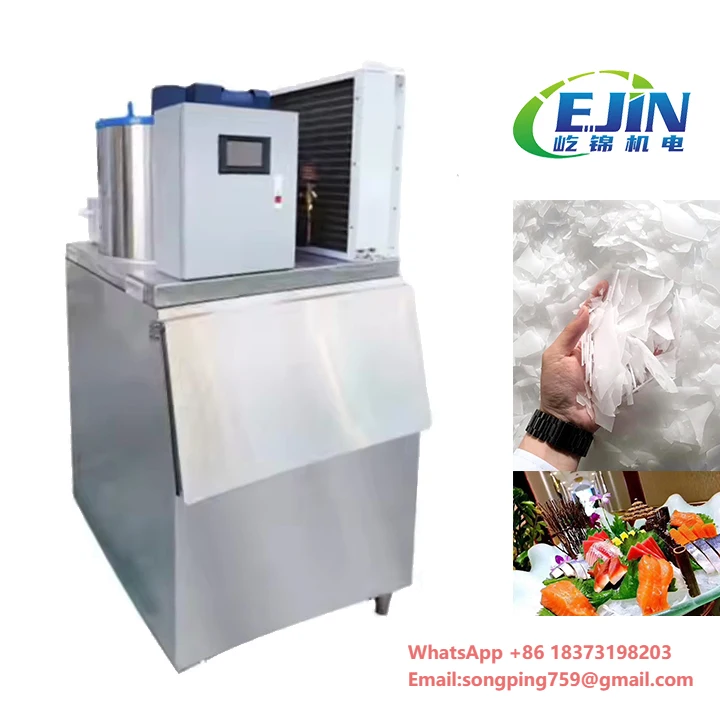 Macchina per la produzione di ghiaccio industriale commerciale a secco di grande capacità commerciale Macchina per il ghiaccio commerciale a blocchi piccoli Macchina per la produzione di fiocchi di ghiaccio