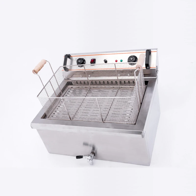 20L Electric Fryer 4.8KW French Fries Machine Hot Dog Sausage Fried Machine Churros Fryer 220V